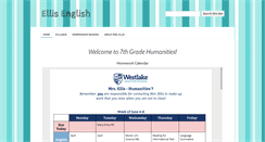 Desktop Screenshot of ellis-english.com