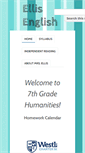 Mobile Screenshot of ellis-english.com